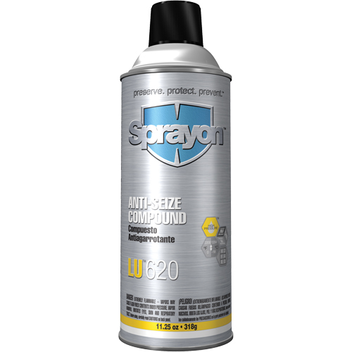LU620 Anti-Seize Compound, 454 g, Aerosol Can, 2200°F (1204°C) Max. Temp Par Equipment