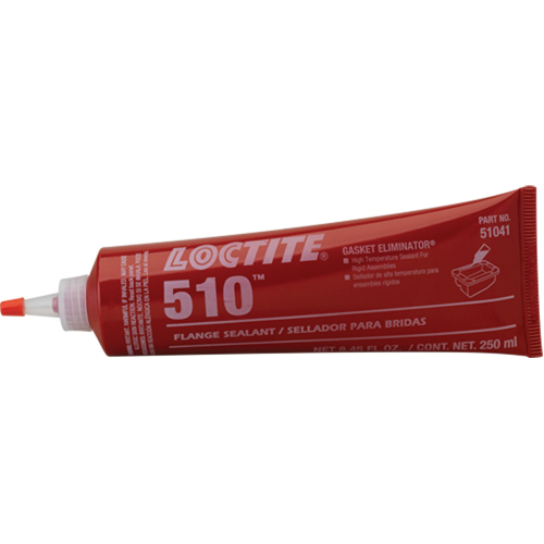 Scellant &agrave; collerettes Gasket Eliminator 510 haute temp&eacute;rature, Tube, Rouge Par Equipment