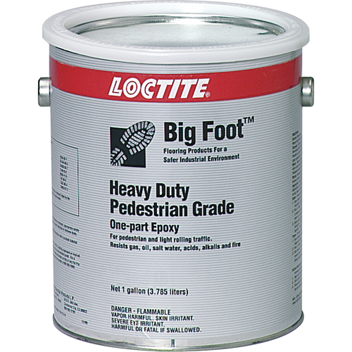 Big Foot Heavy-Duty Pedestrian Grade Anti-Slip Floor Coating, 1 gal., Epoxy-Based, Black Par Equipment