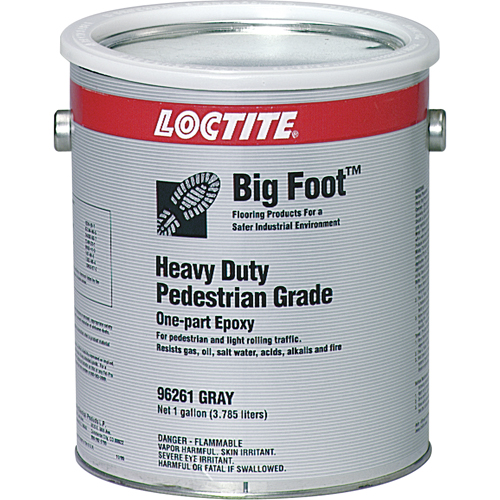 Big Foot Heavy Duty Pedestrian Grade Anti-Slip Coating, 1 gal., Epoxy-Based, Grey Par Equipment