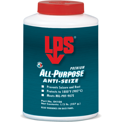 All-Purpose Anti-Seize, 1/2 lbs., Bottle, 1800°F (982°C) Max. Temp Par Equipment