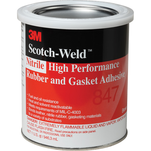 Rubber & Gasket Sealant, Can, Brown Par Equipment