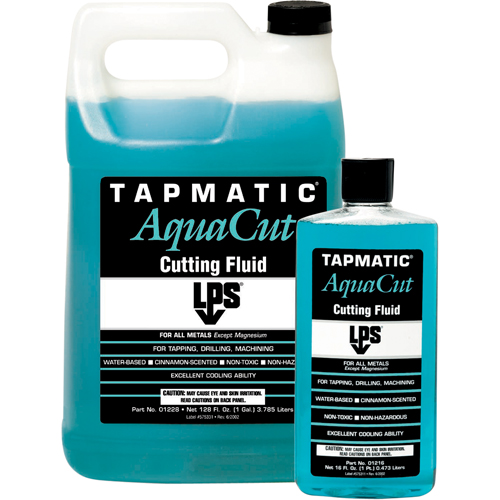 Liquides de coupe AquaCut de Tapmatic, 1 gal. Par Equipment