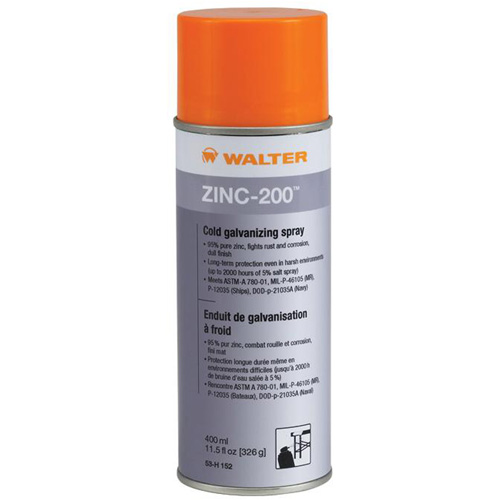 Zinc-200 Cold Galvanizing Spray, Aerosol Can Par Equipment