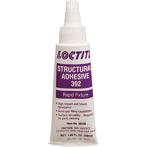 Adh&eacute;sif structurel 392 fixation rapide, 73 g, Bouteille, Ambr&eacute;e Par Equipment