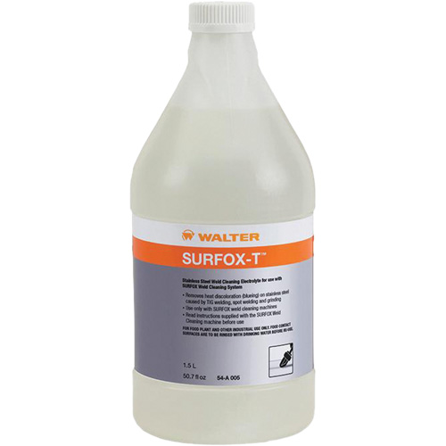 SURFOX-T Weld Cleaner, 1.5 L, Bottle Par Equipment