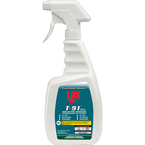 T-91 Non-Solvent Degreaser, Trigger Bottle Par Equipment