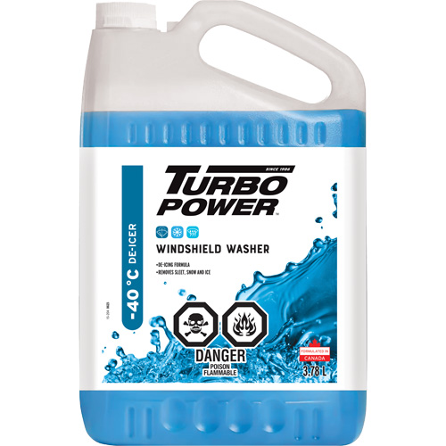 Turbo Power&reg; All-Season Windshield Washer Fluid, Jug, 3.78 L Par Equipment