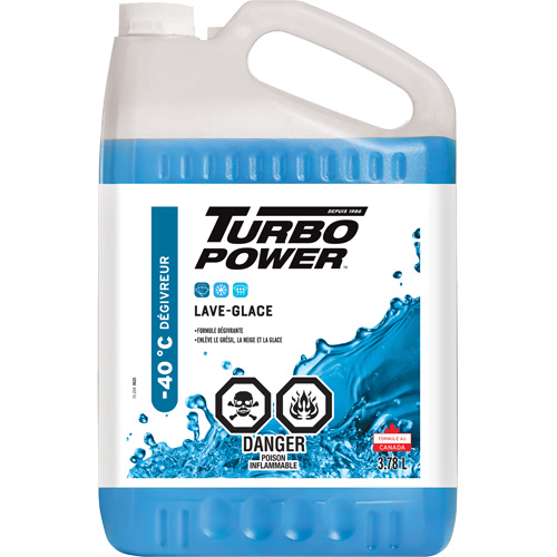 Turbo Power&reg; All-Season Windshield Washer Fluid, Jug, 3.78 L Par Equipment