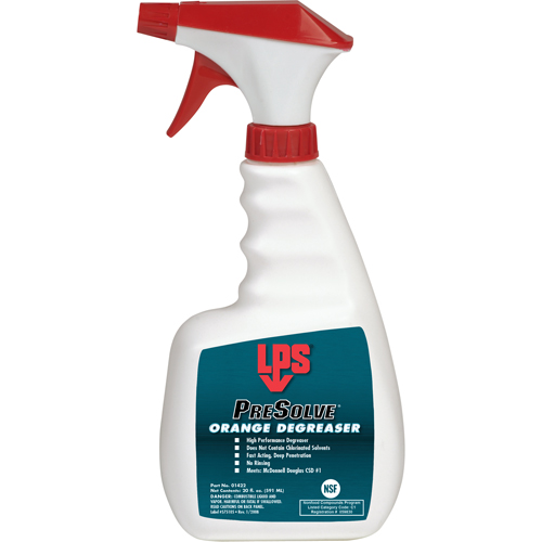 PreSolve&reg; Orange Degreaser, Trigger Bottle Par Equipment