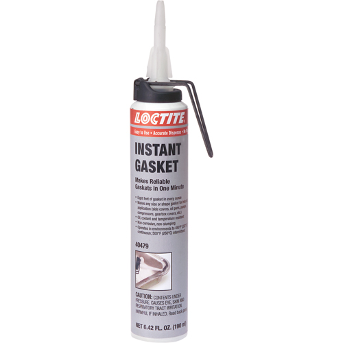 Scellant &agrave; joints Instant Gasket, Cartouche, Noir Par Equipment