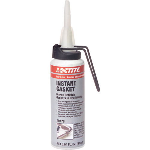 Scellant &agrave; joints Instant Gasket, Cartouche, Noir Par Equipment