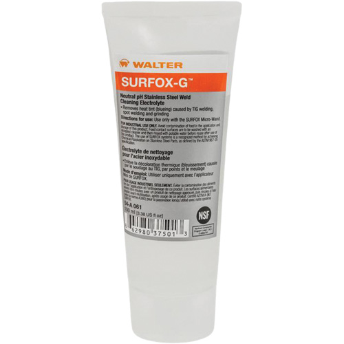 SURFOX-G Weld Cleaner, Bottle Par Equipment