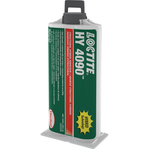 Adh&eacute;sif hybride pour r&eacute;parations structurales HY 4090, Deux composants, Cartouche double, 50 g, Blanc cass&eacute; Par Equipment