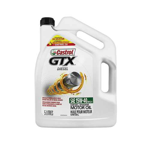 Huile pour moteur diesel 15W40 GTX, 5 L, Cruche Par Equipment