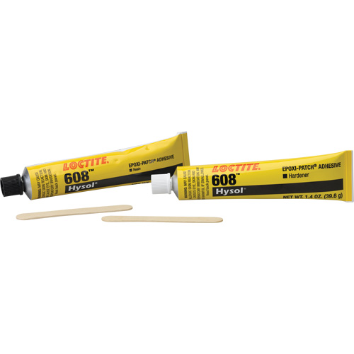 Adh&eacute;sif ultra r&eacute;sistant Hysol, 2,8 oz., Bouteille, Deux composants, Transparent Par Equipment