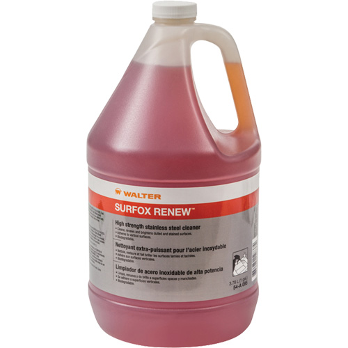 Nettoyant pour l'acier inoxydable Surfox, 3,78 L, Gallon Par Equipment