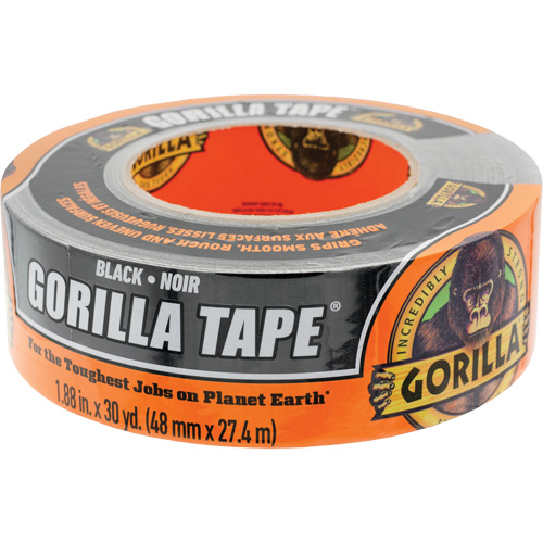 Duct Tape, 17 mils, Black, 48 mm (2") x 27.43 m (90') Par Equipment