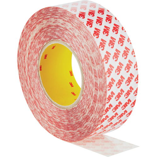 Ruban adh&eacute;sif double face, Polyester, 50 mm (1,96") la x 50 m (164') lo, 8 mils &eacute;pais Par Equipment