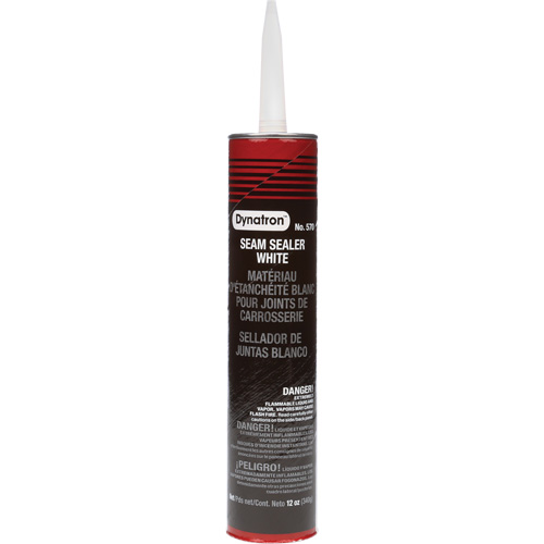 Dynatron Caulk Auto Seam Sealer, 12 oz., Cartridge, White Par Equipment