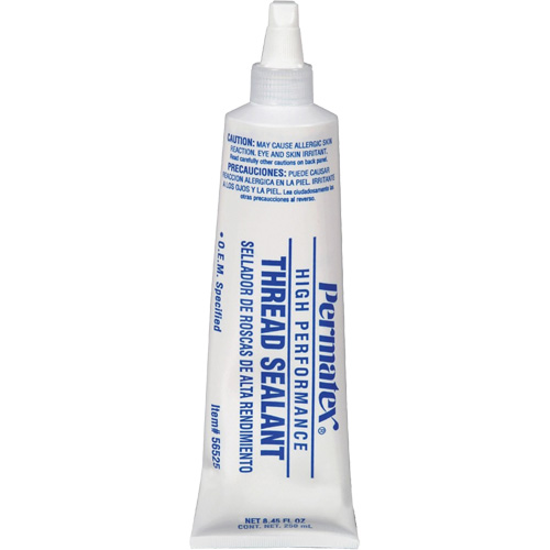 Scellant pour filetage haute performances, Tube, 250 ml, -54° C - 149° C/-65° F - 300° F Par Equipment