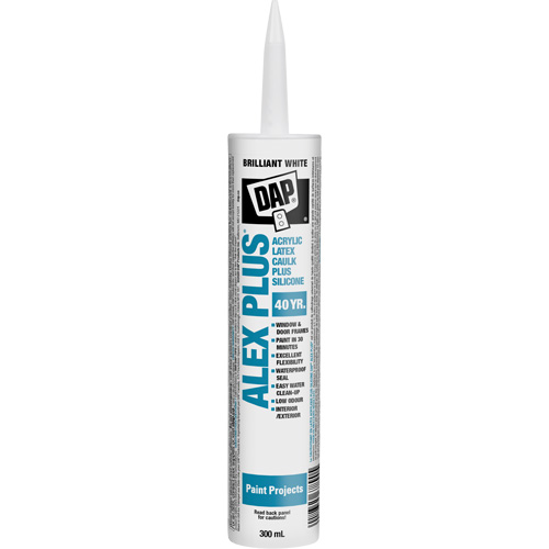 Alex Plus&reg; All Purpose Acrylic Latex Caulk Plus Silicone Par Equipment
