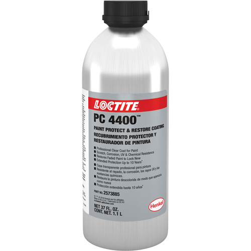 PC 4400 Paint Protect & Restore Coating, 1.1 L, Aerosol Can, Clear Par Equipment