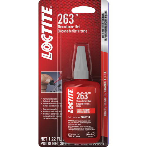 Compos&eacute; de blocage 263, Rouge, &eacute;lev&eacute;, 36 ml, Bouteille Par Equipment