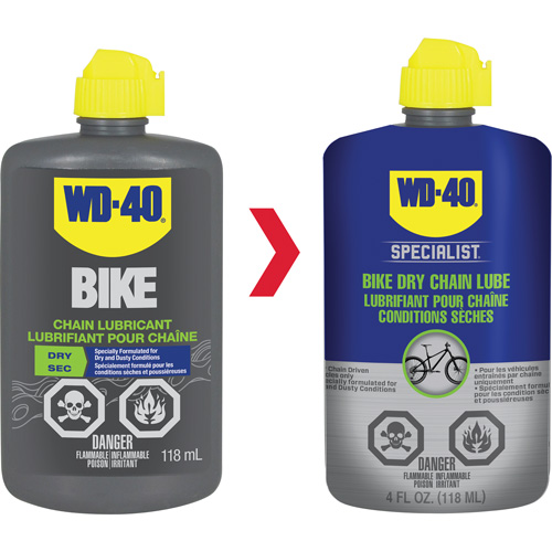 Lubrifiant sec pour chaîne de v&eacute;lo, Bouteille Par Equipment