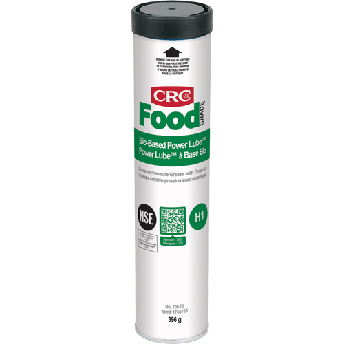 Graisse &agrave; pression extr&ecirc;me Power Lube biosourc&eacute; FoodGrade avec c&eacute;ramique, Cartouche Par Equipment
