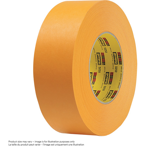 Ruban-cache plat Performance 2525, 72 mm (3") x 55 m (180'), Jaune Par Equipment