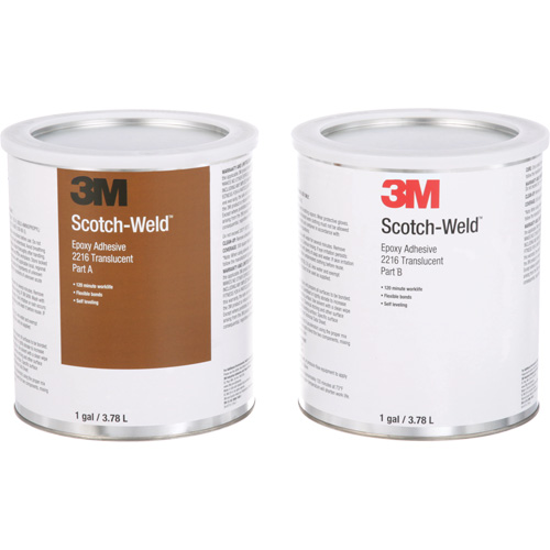Scotch-Weld Adhesive, 1 gal., Pail, Two-Part, Translucent Par Equipment
