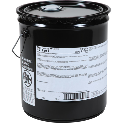 Adh&eacute;sif Scotch-Weld, 5 gal., Seau, Deux composants, Blanc cass&eacute; Par Equipment