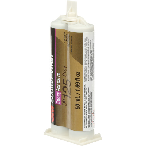 Scotch-Weld Adhesive, 1.7 fl. oz., Cartridge, Two-Part, Grey Par Equipment