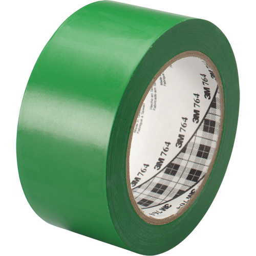 764 General-Purpose Vinyl Tape, 25.4 mm (1") W x 32.9 m (108') L, 5 mils, Green Par Equipment