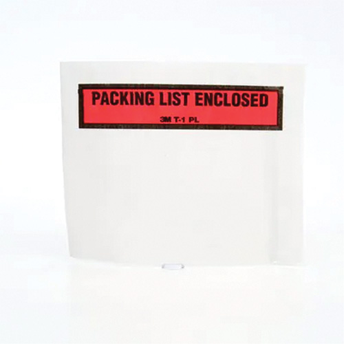 Packing List Envelope, 5-1/2" L x 4-1/2" W, Endloading Style Par Equipment