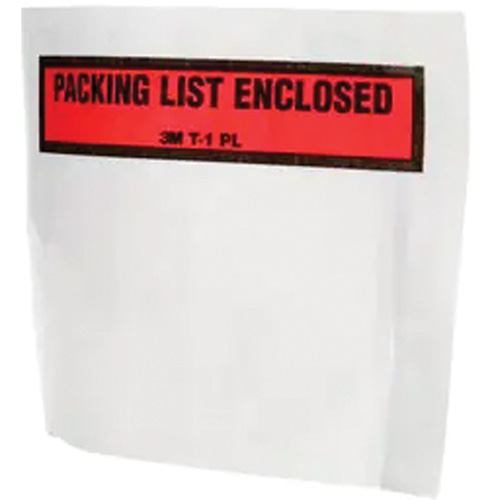Packing List Envelope, 5-1/2" L x 4-1/2" W, Endloading Style Par Equipment
