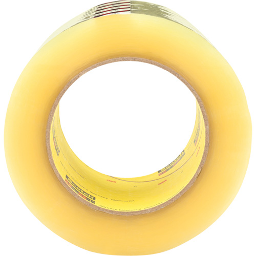 Scotch&reg; Box Sealing Tape 373, Hot Melt Adhesive, 2.5 mils, 72 mm (3") x 100 m (328') Par Equipment