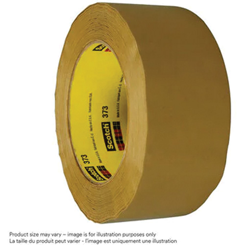 Ruban pour sceller les boîtes Scotch 373, Adh&eacute;sif Thermofusible, 2,5 mils, 48 mm (2") x 100 m (328') Par Equipment