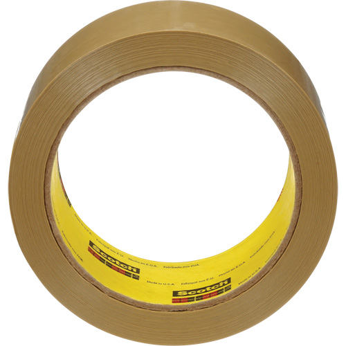 Scotch&reg; Box Sealing Tape 373, Hot Melt Adhesive, 2.5 mils, 48 mm (2") x 50 m (164') Par Equipment