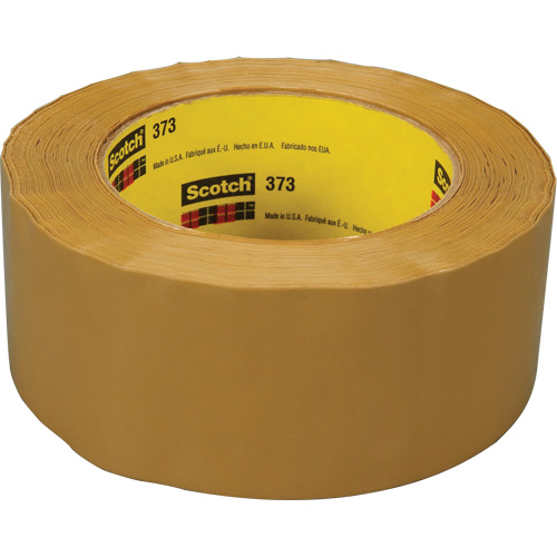 Scotch&reg; Box Sealing Tape 373, Hot Melt Adhesive, 2.5 mils, 48 mm (2") x 914 m (2998') Par Equipment