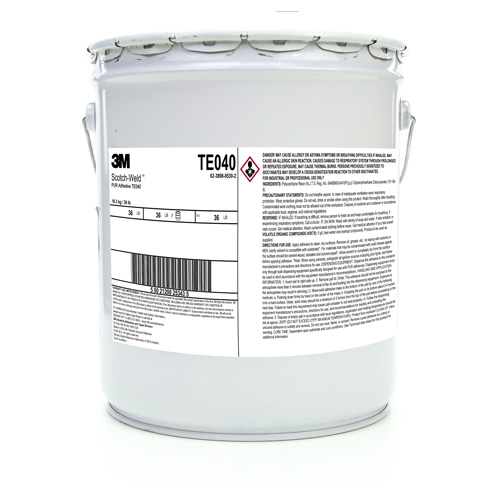Scotch-Weld PUR Adhesive, 5 gal, Pail, Clear Par Equipment
