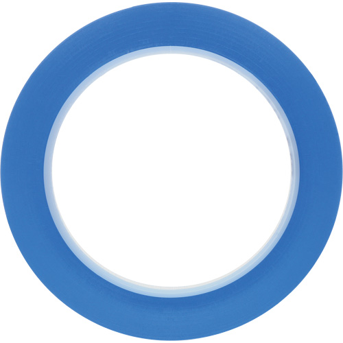 471 Vinyl Tape, 6 mm (1/4") W x 32.9 m (108') L, 5.2 mils, Blue Par Equipment