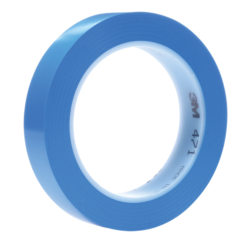 Ruban en vinyle 471+, 50,8 mm (2") la x 32,9 m (108') lo, 5,3 mils, Bleu Par Equipment