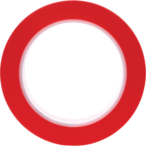 471 Vinyl Tape, 25.4 mm (1") W x 32.9 m (108') L, 5.2 mils, Red Par Equipment