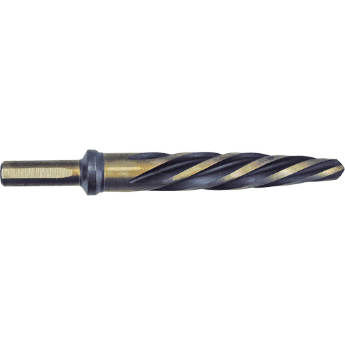 Jet-Kut&reg; Black & Gold Premium Car Reamer, 3/4", Spiral Flute, High Speed Steel, 3-Flat Shank Par Equipment