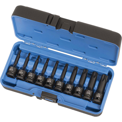 PTB-1210 Jeu de douilles &agrave; chocs DriveTorx &agrave; prise 1/2", Torx, Prise 1/2", 10 mr Par Equipment