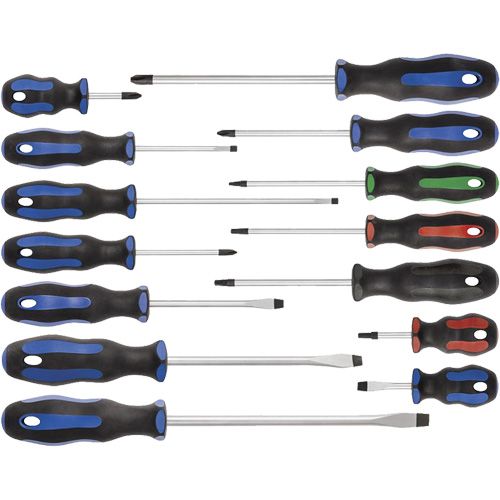 JTSD-14S Ergonomic Screwdriver Set, 14 Pcs. Par Equipment