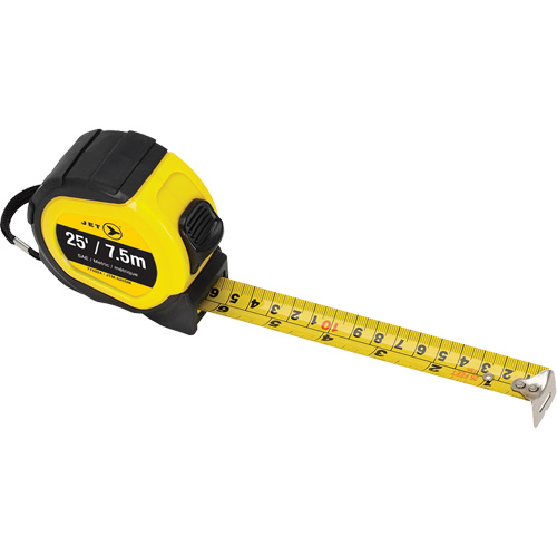 JTM-425SM Tape Measure, 25', Imperial & Metric Graduations Par Equipment