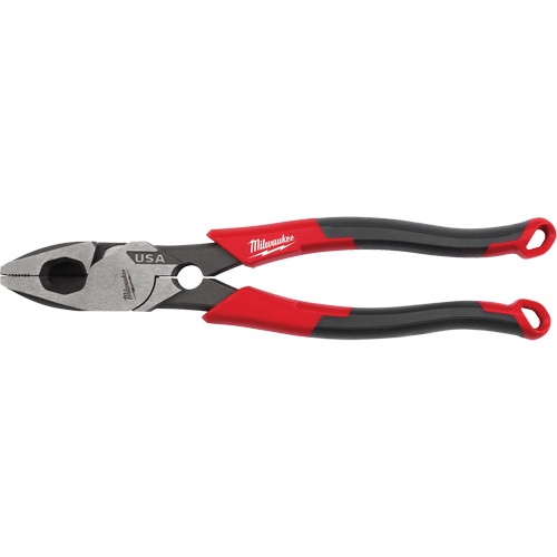 Lineman's Comfort Grip Pliers with Thread Cleaner Par Equipment